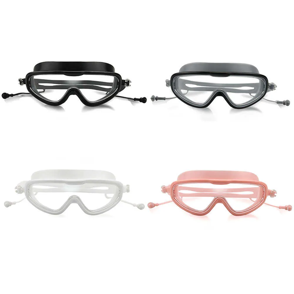 Lunettes Lunettes de natation Professionnel Adulte Femmes Hommes Lunettes de natation Lunettes Protection anti-buée Lunettes réglables Accessoires de sport P230408