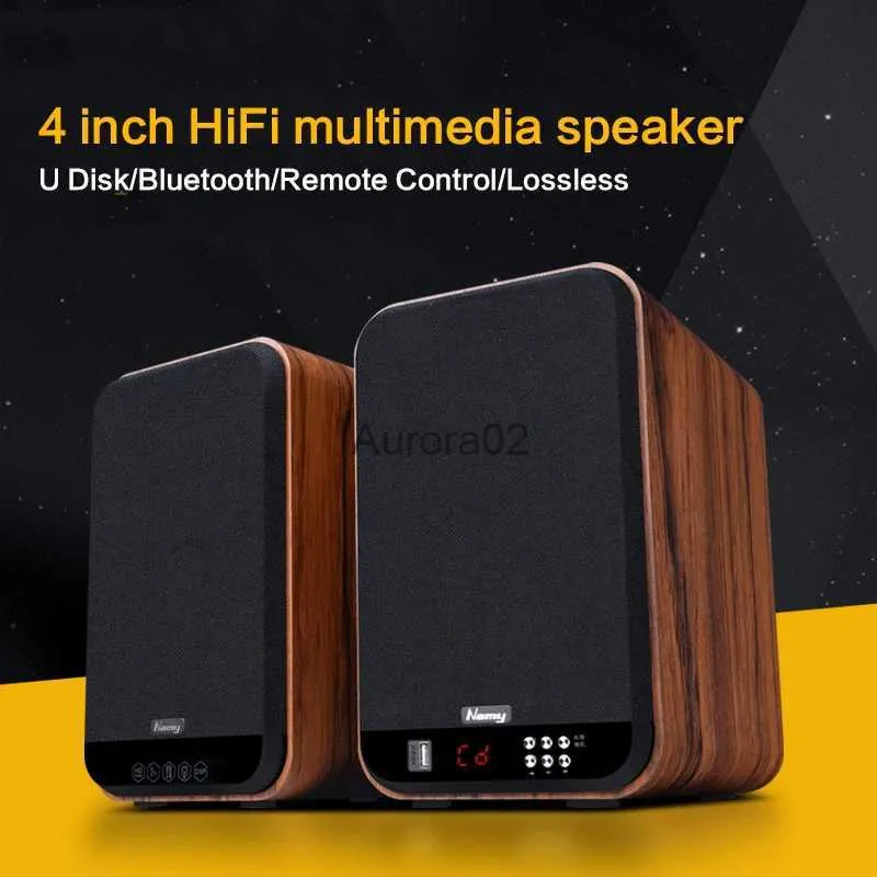 Datorhögtalare 30W*2 High Power 4 tum Hemhögtalare V2 Aktiv bokhylla Monitor HIFI -högtalare Wireless Bluetooth 2.1 RCA Audio Computer Audio YQ231103