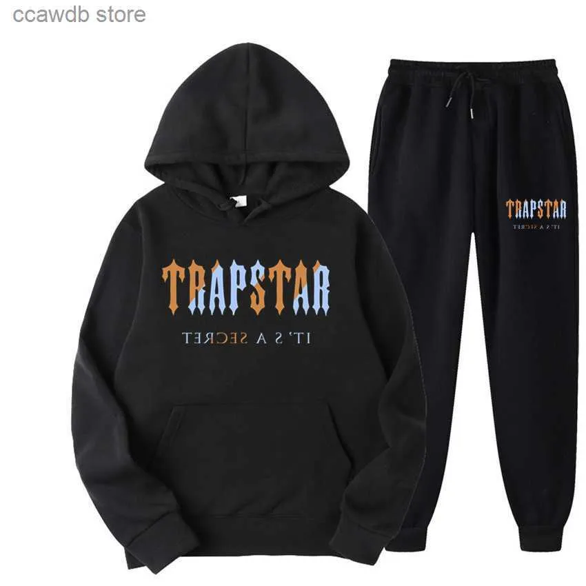 Мужские спортивные костюмы OZON Trendy Trapstar Printed Мужской спортивный свитер с капюшоном T231109