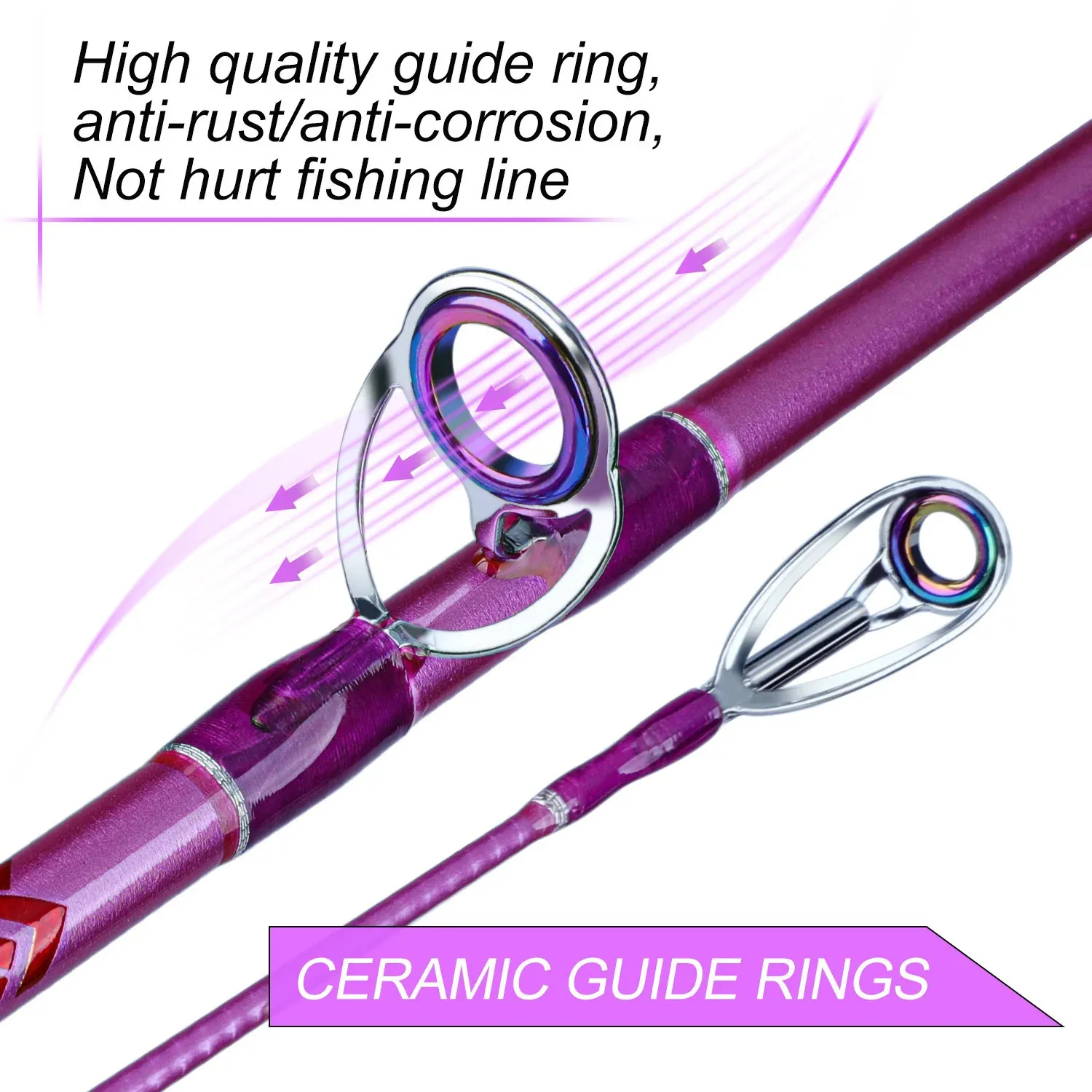 Sougayilang 2.1M 4 Sections Best Boat Spinning Rod UltraLight