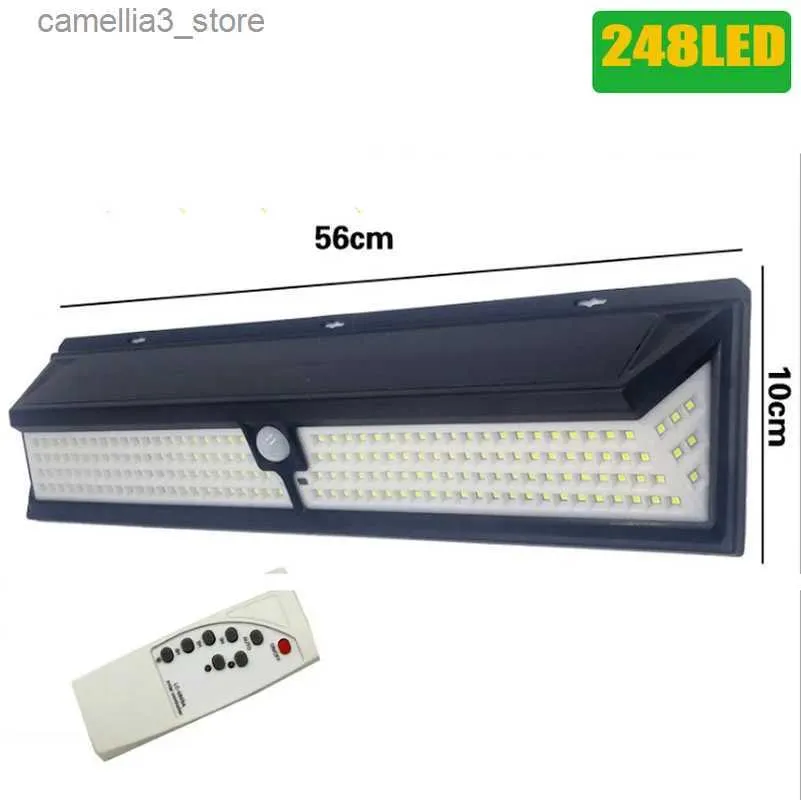 Wandlampen op zonne-energie Buitenverlichting op zonne-energie Bewegingssensor 4000 lm 268 LED's Beveiligingslicht op zonne-energie IP65 Waterdichte led-verlichting Superheldere wandlamp 3 standen Q231109