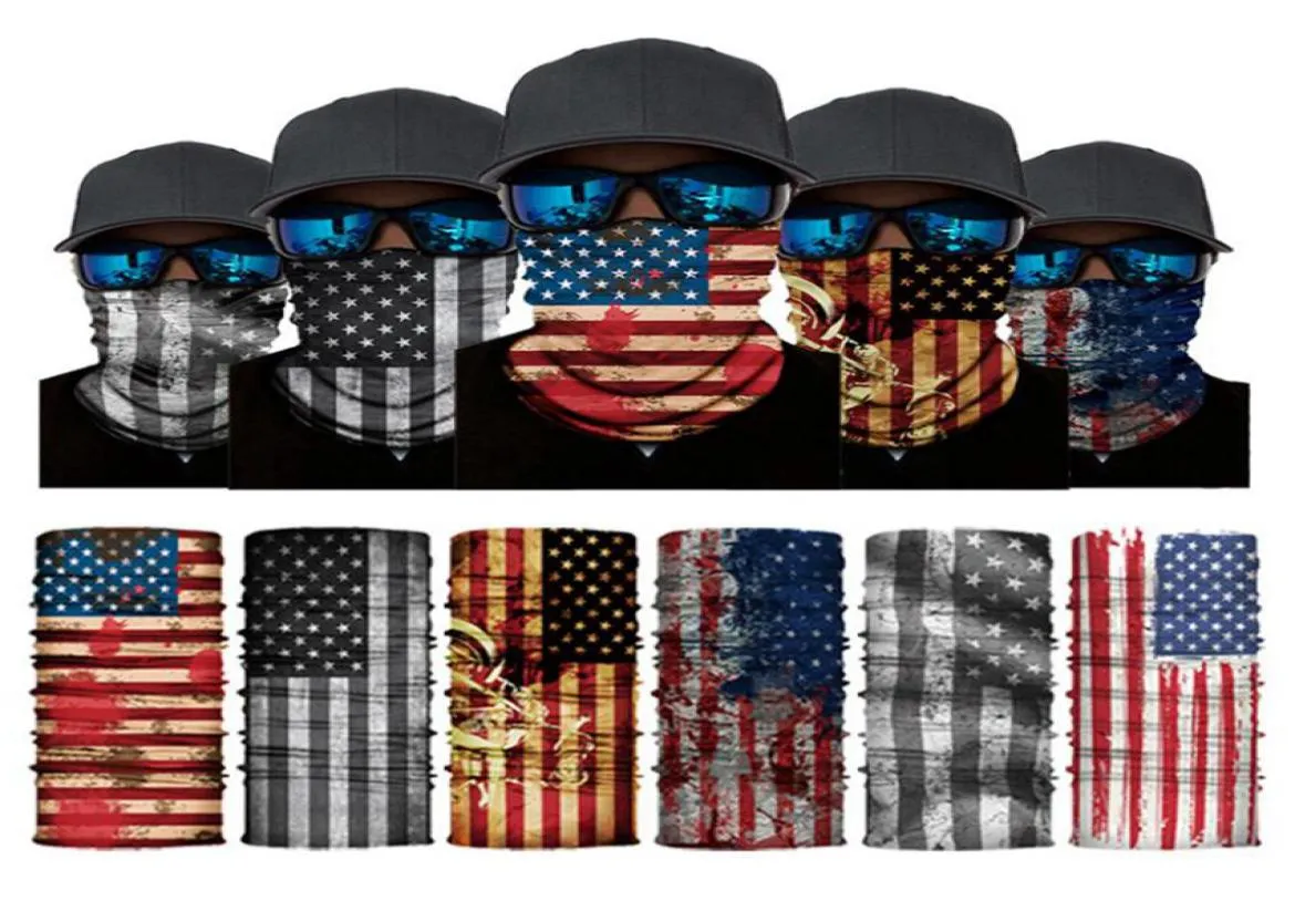 Flag Flag American Magic Magic Accf Us Gadsden State Flags Bandana Half Face Mask Turban Mexic Cycling Mask Cyz28926403033