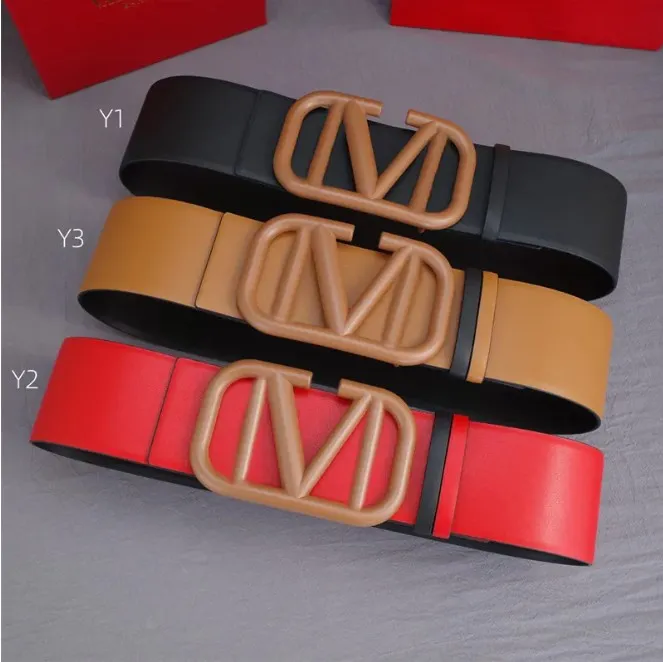 Fashion Womens Belt Designer Belts Gold Letters Buckle Waistband Suitable For Jeans Dress Wide Waistbands Brown Mens Girdle Width 70mm -7