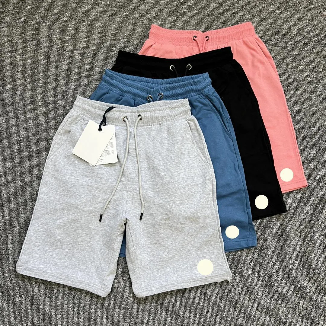 Designer Franska varumärkesmännen Shorts 100% bomull Mens Sport Summer Womens Trend Pure Breattable Short Badkläderkläder