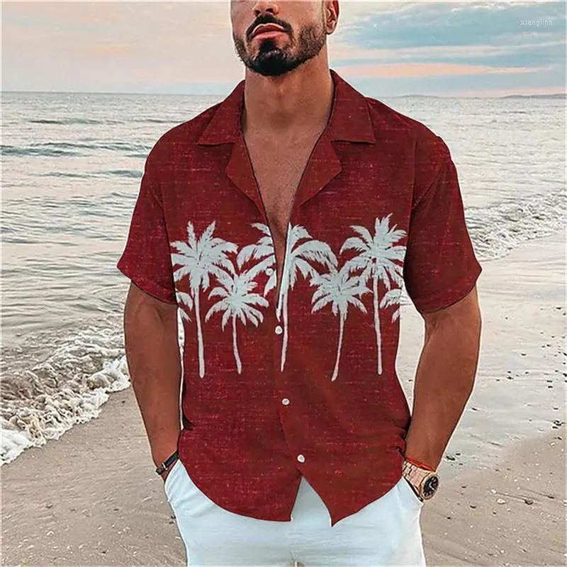 Camicia hawaiana deals rossa