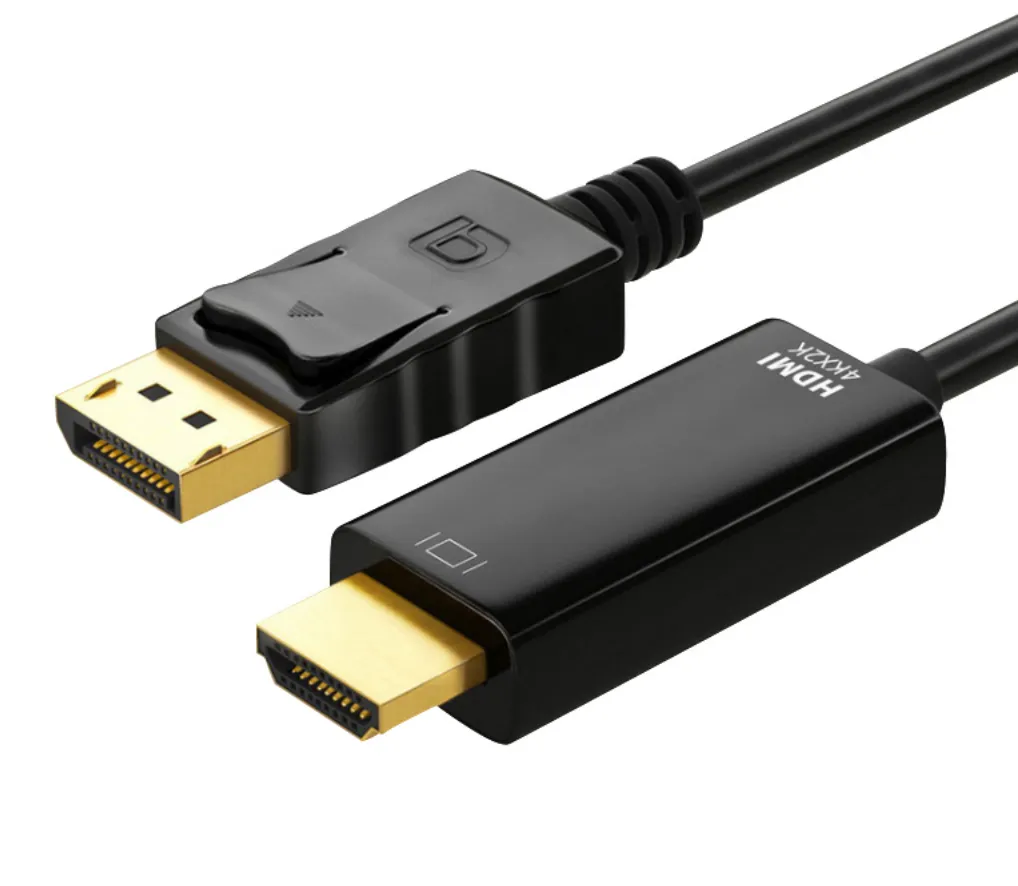 Adattatore compatibile da 4K DisplayPort a HDMI Maschio DP a femmina Cavo convertitore compatibile con HDMI Cavo di trasferimento audio video 4K 60Hz proiettore PC HDTV