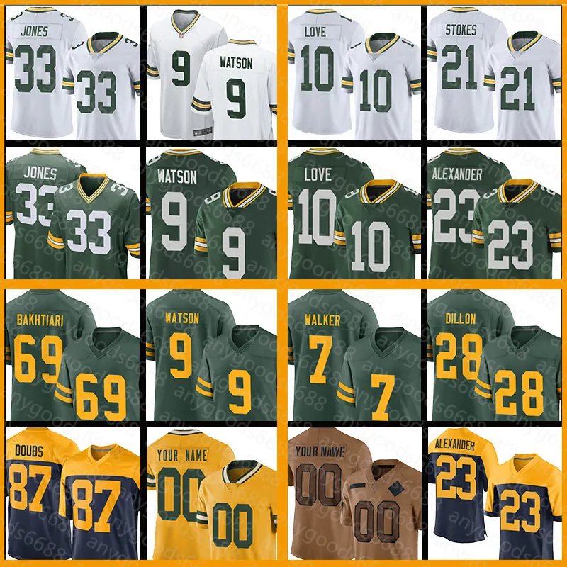 Packers Football Jersey Green 2024 Jersey For Men Women Jones Watson Dillon Bakhtiari Walker Doubs Stokes Clark Nixon Tom From Anygoods6688 8.33 DHgate.Com