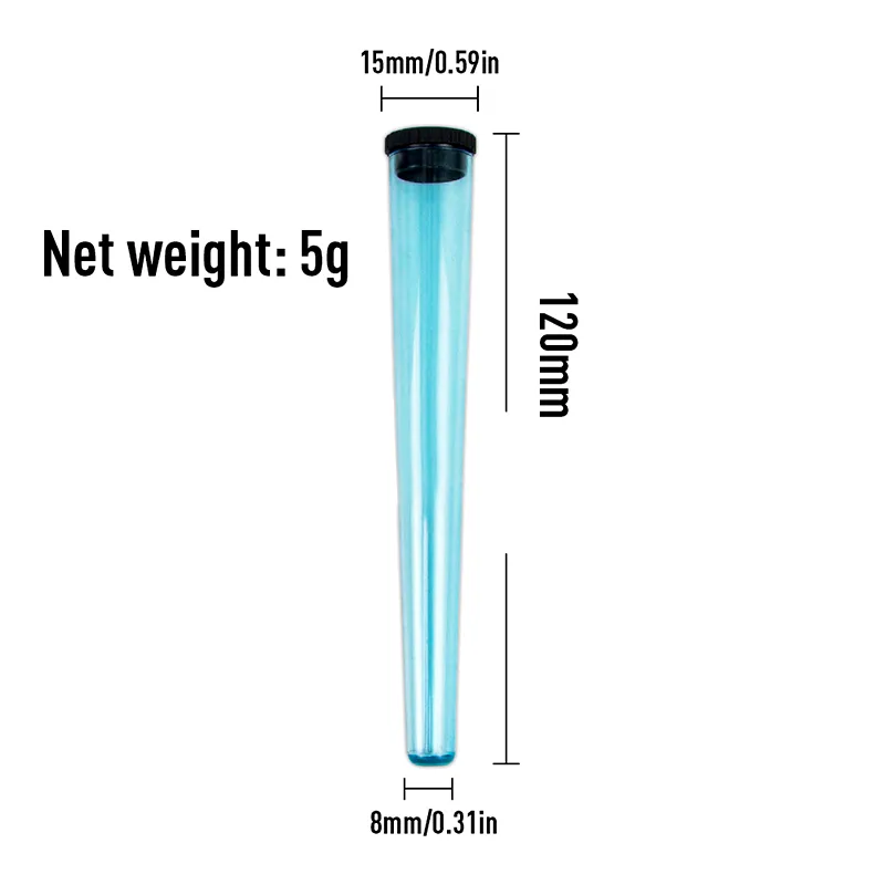 Рулон рулонной бумаги Doob Tubes 120 мм Тайная банка Совместные конусы для хранения Контейнер-держатель Герметичный запах Непроницаемый чехол для флаконов с таблетками Аксессуары для курения