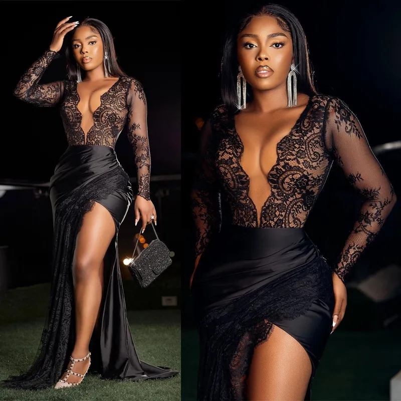 Sexy Black Lace Formal Homecoming Dresses Prom Dress Corset Gown V Neck Birthday Cocktail Party Evening Gowns Robe De Bal 0616 From 107 74 DHgate