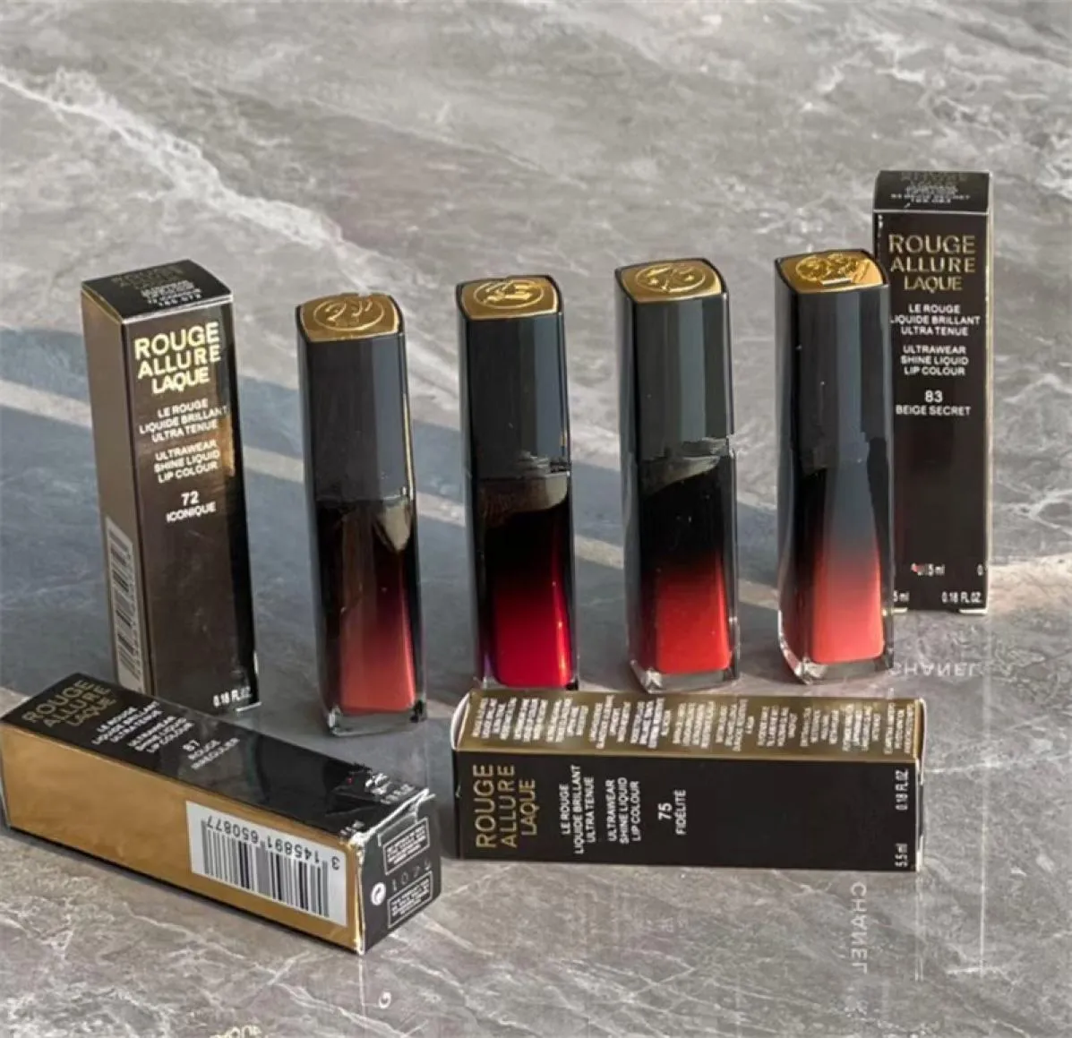 Marques brillant à lèvres fille lèvres beauté outils rouge à lèvres avec multicolore belle qualité 55ml7828119