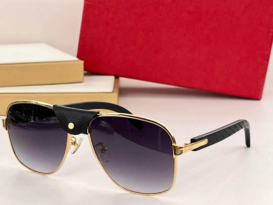Sunglasses Cartier Santos De Cartier Wooden Shades Polarized