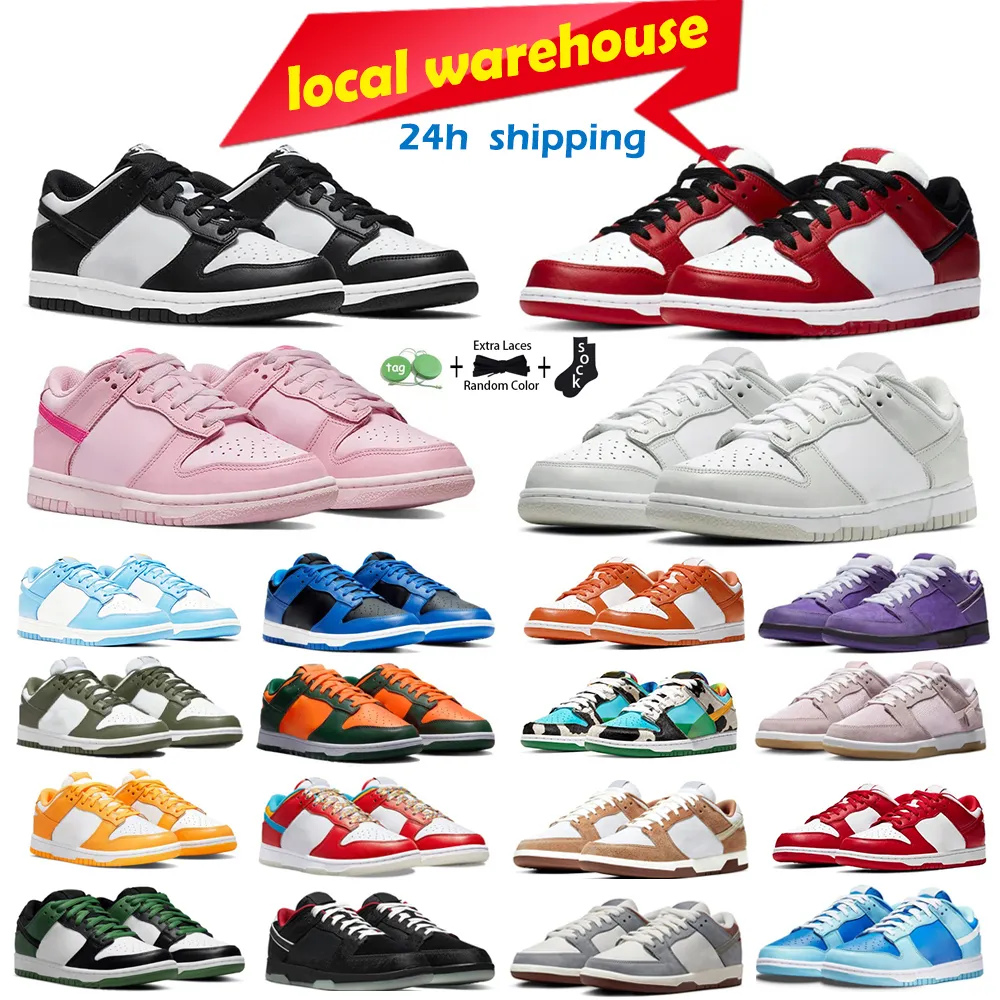 10A جودة SB SB Designer Shoes Men Sneakers Shoes Panda Banda Local Warehouse Designer أحذية غير رسمية للمدربين النسائيين UNC Blue Outdoor Sports Show