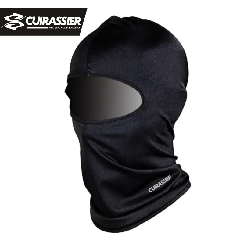 Cycling Caps Masks Cuirassier Motorcycle Motorcross Outdoor Riding Breathable Headgear Face Mask Spring Summer Ski Cycling Full Face Helmet Liner 231108