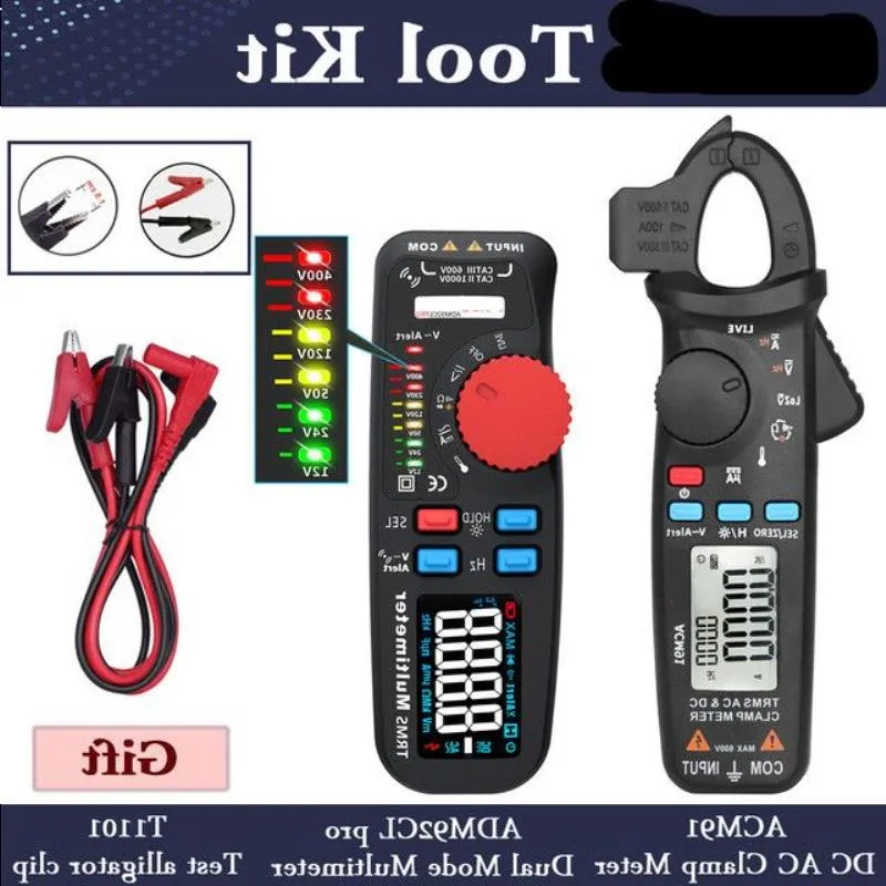 FreeShipping Dual Mode Multimeter Digital Voltmeter BSIDE 92CL-pro Farbdisplay Spannungsanzeige Strom Kapazität NCV Hz Batterie T Wbhx