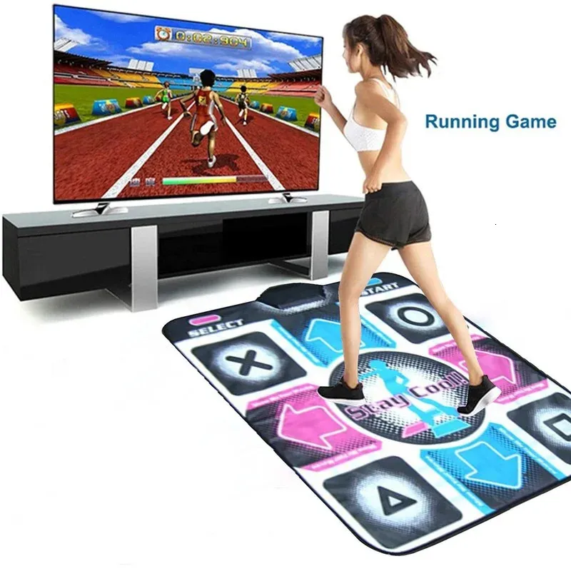 Fridja Luminous Dancing Mat Computer TV Dual-use Running Game Somatosensory Double Wireless