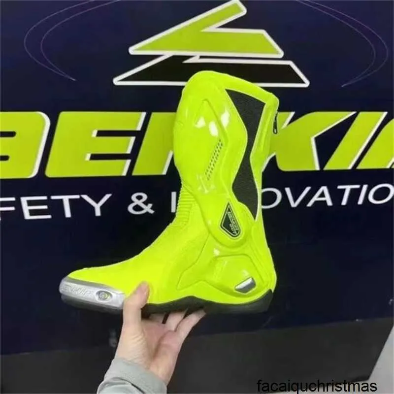 Bottes de cyclisme moto Authentiques BENKIA Chaussures Tiantral Torque 3 Bottes de cyclisme BENKIA Biya Bottes Chaussures de moto Nouveau Offroad HBEL