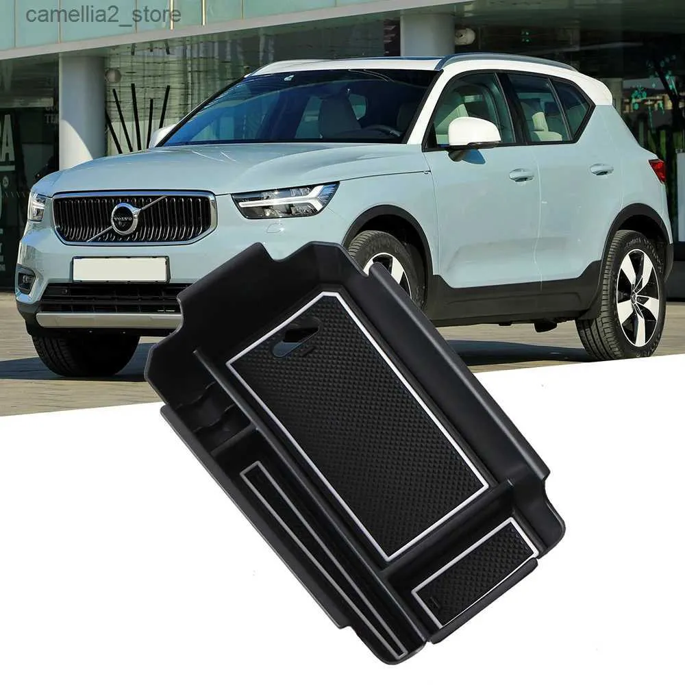 Bilarrangör Central ARMREST LAGING BOX FÖR VOLVO XC40 2018-2023 Kontrollfack Tillbehör ABS Material Q231113