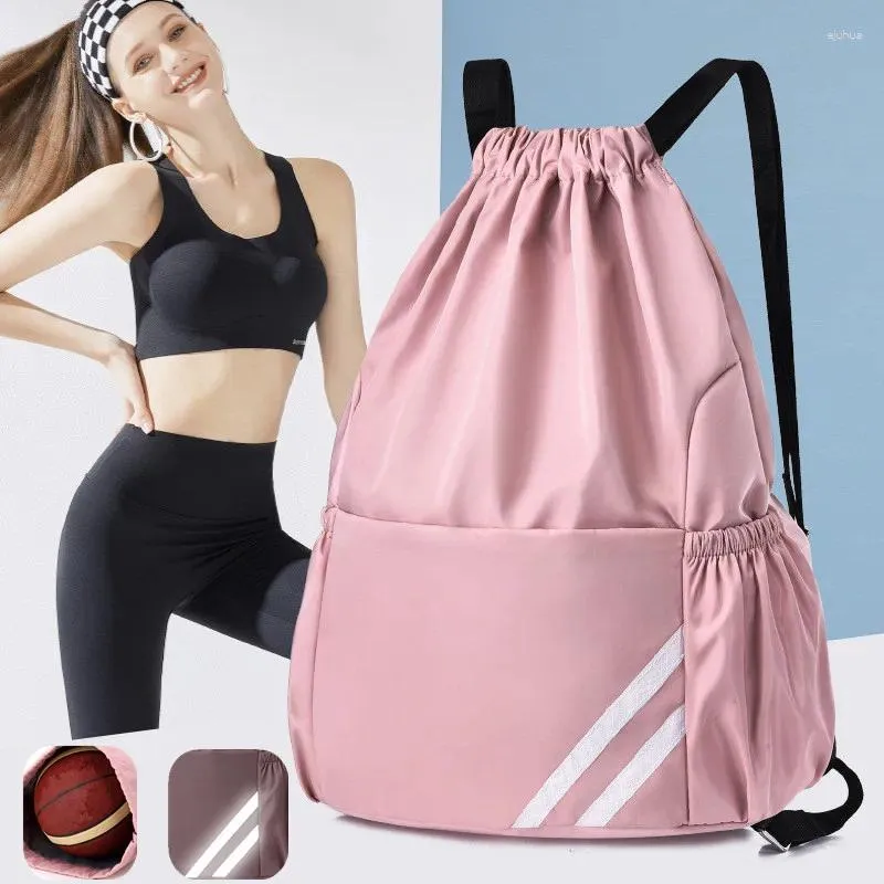 Sacos ao ar livre saco de ginásio para homens treinamento e exercício fitness yoga masculino fim de semana futebol basquete feminino grande viagem mulheres esportes mochila