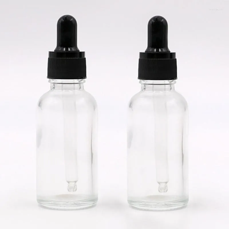 Glass Sealable Bottles 30ml Clear Glass Liquid Dropper Eye Pipette