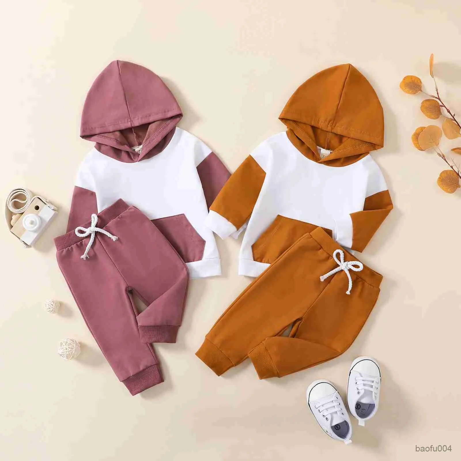 Conjuntos de roupas para bebês de 0 a 3 anos, roupas casuais de manga comprida, camisetas, calças, 2 peças, primavera, outono, roupas para meninas recém-nascidas