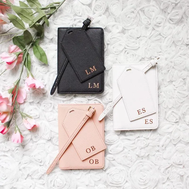 Personalised passport and luggage tags cheap