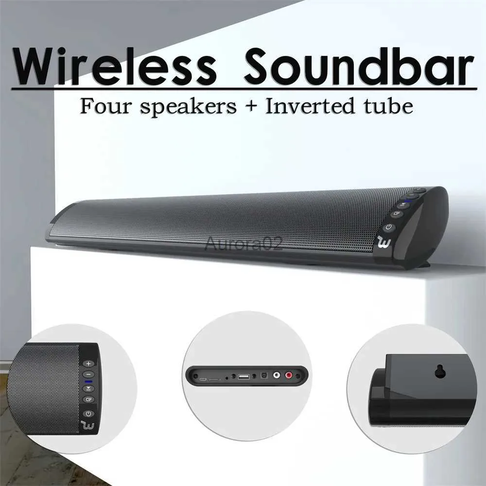 Computer Speakers Powerful Soundbar Sound Radio Blaster Bar Audio TV PC