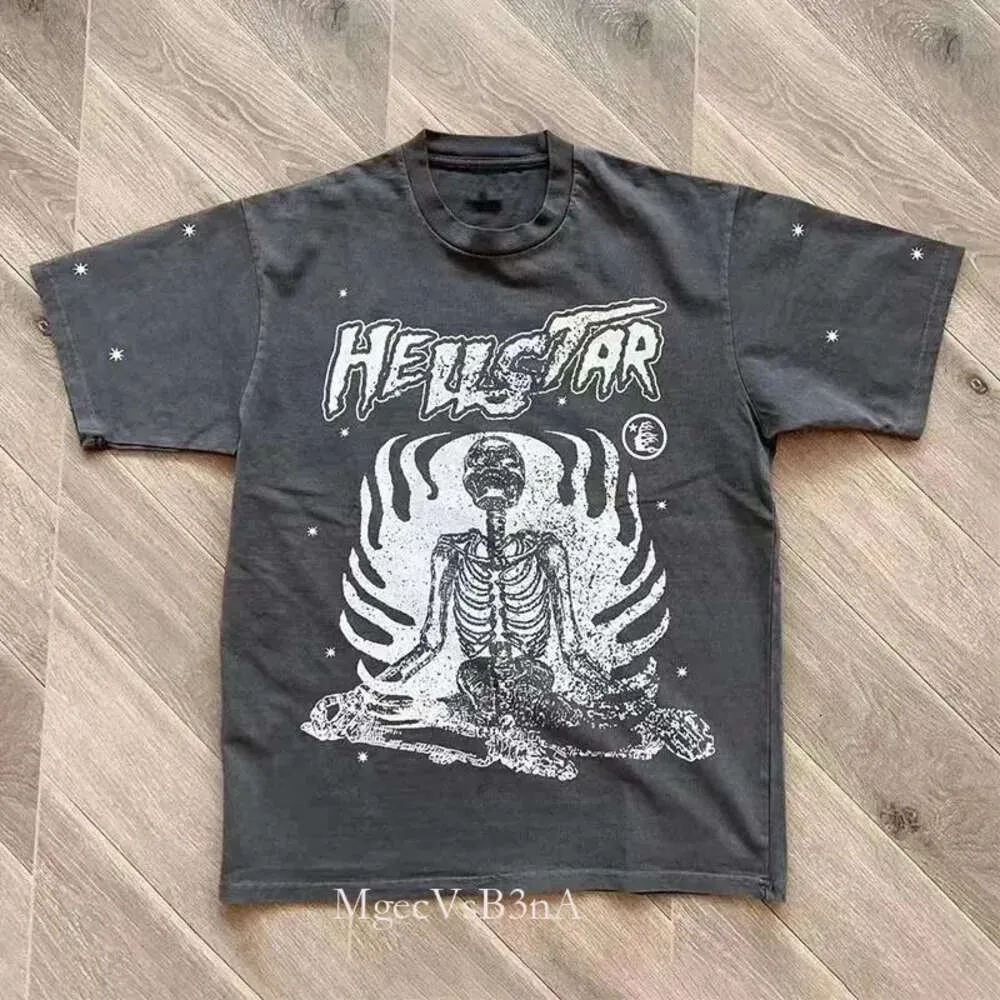 Hellstar Mens Camisetas de Alta Qualidade Mens Designer Hellstar Camisa Para Homens Roupas de Verão Moda Casais Algodão Tee Casual Mulheres Curto 275 845