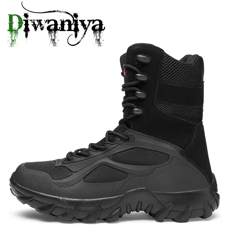 Boots Autumn Winter Military Outdoor Male Hiking Men Special Force Desert Tactical Combat Ankle Work 231108