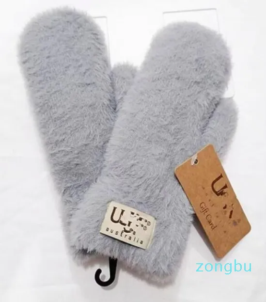 Winte Cony Hairr Gloves 브랜드 디자이너 장갑 패션 여성 남성 고급 야외 스포츠 따뜻한 겨울 스키 장갑