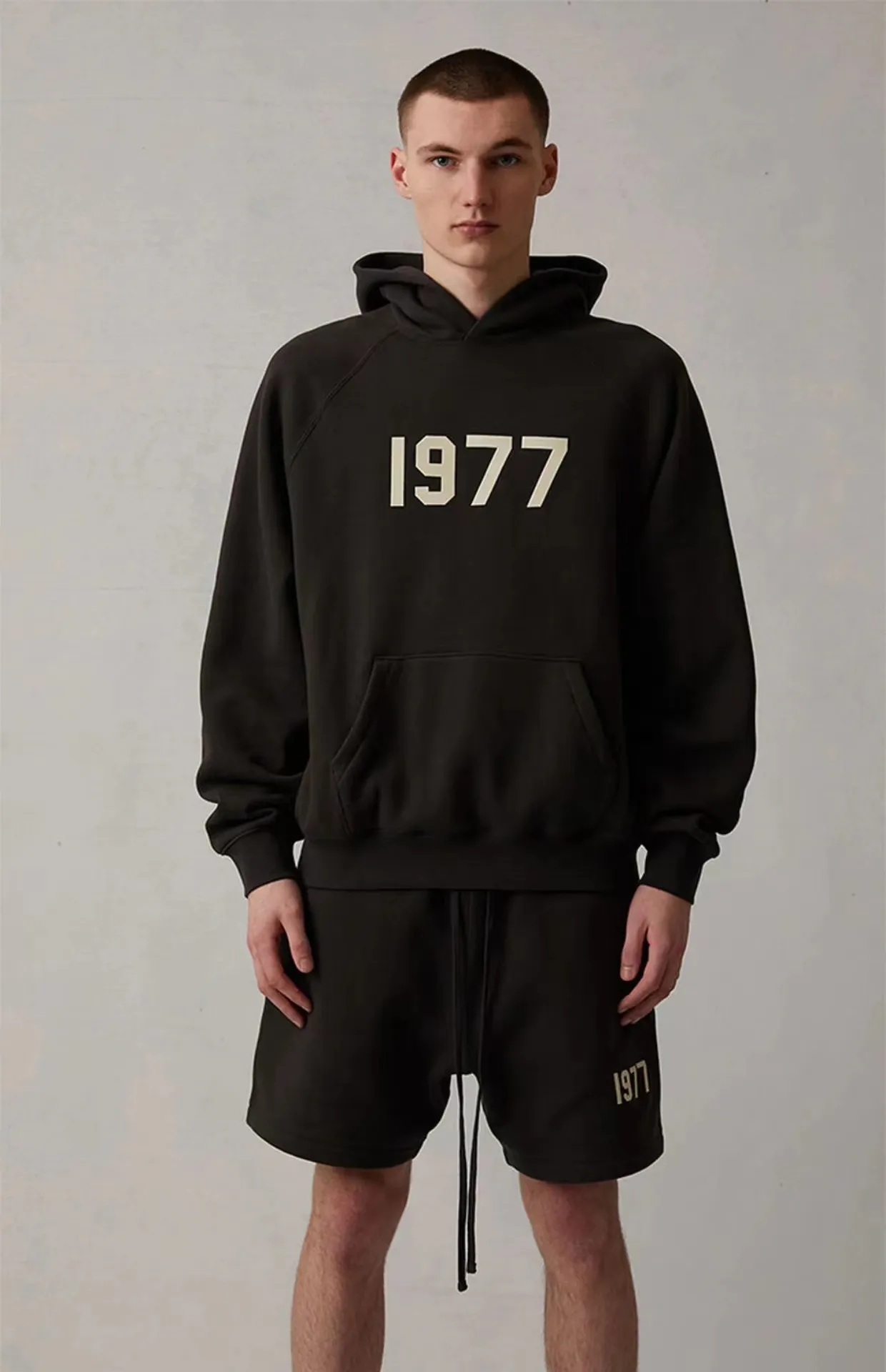 US Men's Blaks Designer Odzież Hoodys Pary Bluza Najwyższa jakość aksamitnego swetra ess pullovers kobiety bluzie z kapturem zimowe skoczki uliczne ubrania uliczne s-3xl