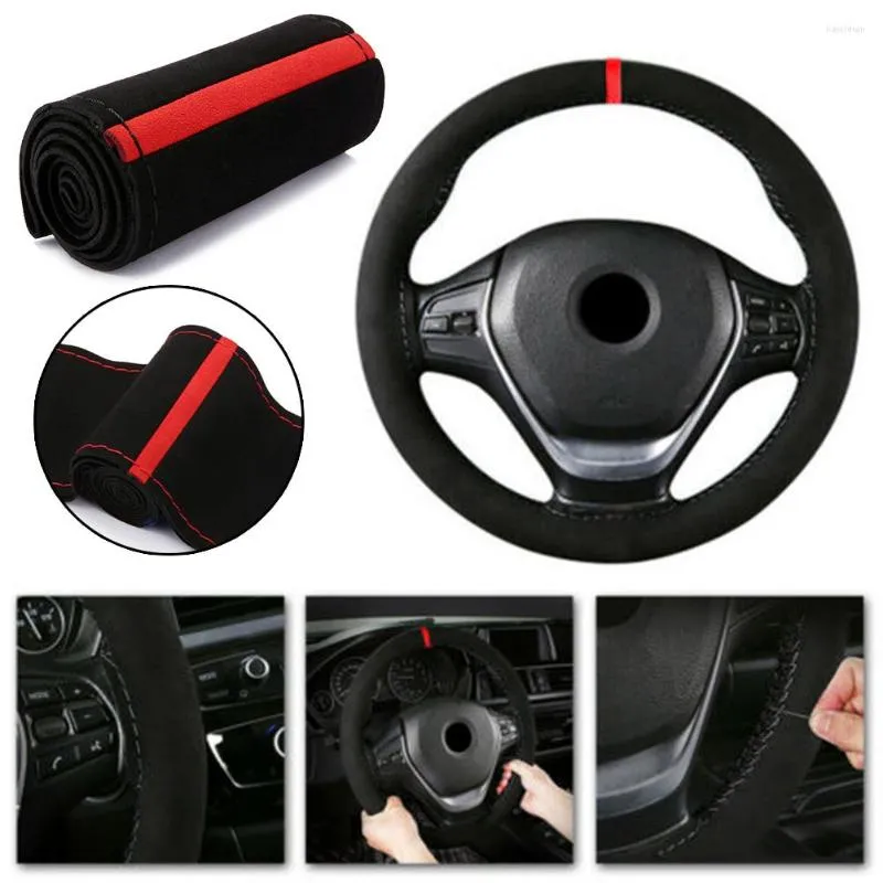 Steering Wheel Covers 38cm Cover Elements Replacement Sport Universal Anti-Slip