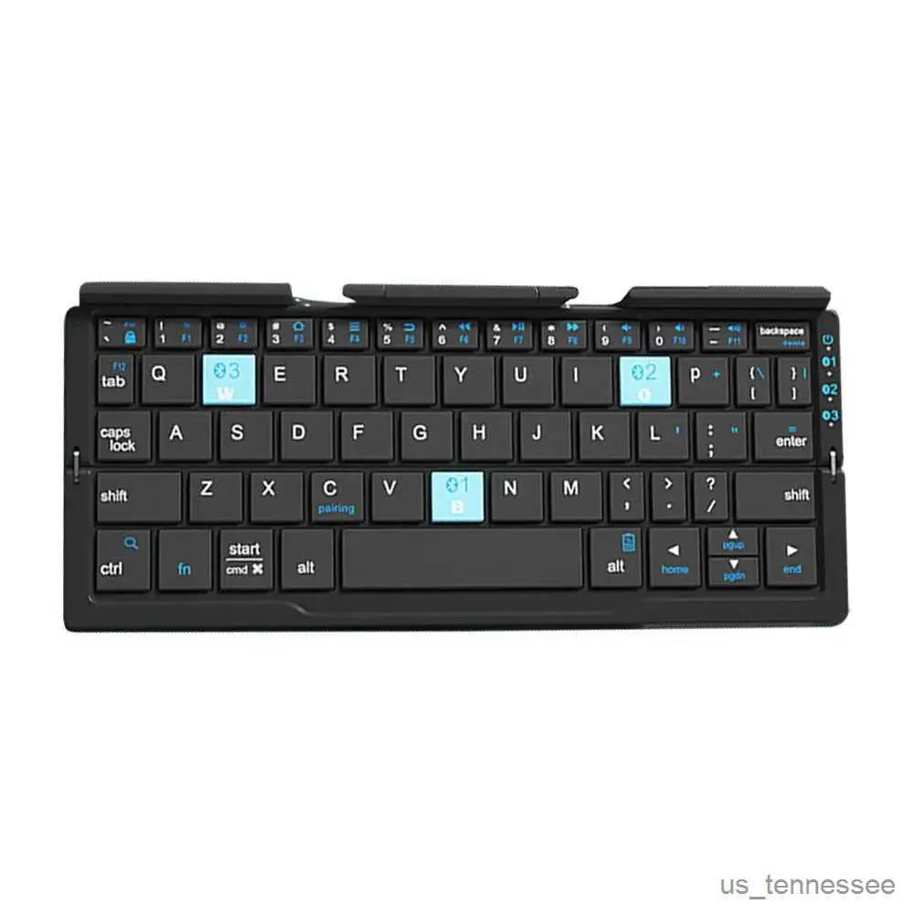 Teclados Teclados Mini Dobrável Bluetooth Teclado Sem Fio para Tablet Telefone Leve Portátil Dobrável Teclado Do Telefone Para Android R231109