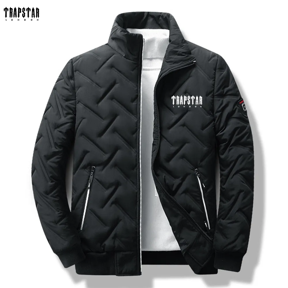 MENS DESIGNER TRAPSTAR JACKETS TECH WINTER PARKA KVINNS LETTERVÄRNING HÄR PARKAS VINTER PUNDER JACKING KLÄDER Par Tjockface Varma jacka Varma tjocka rockar