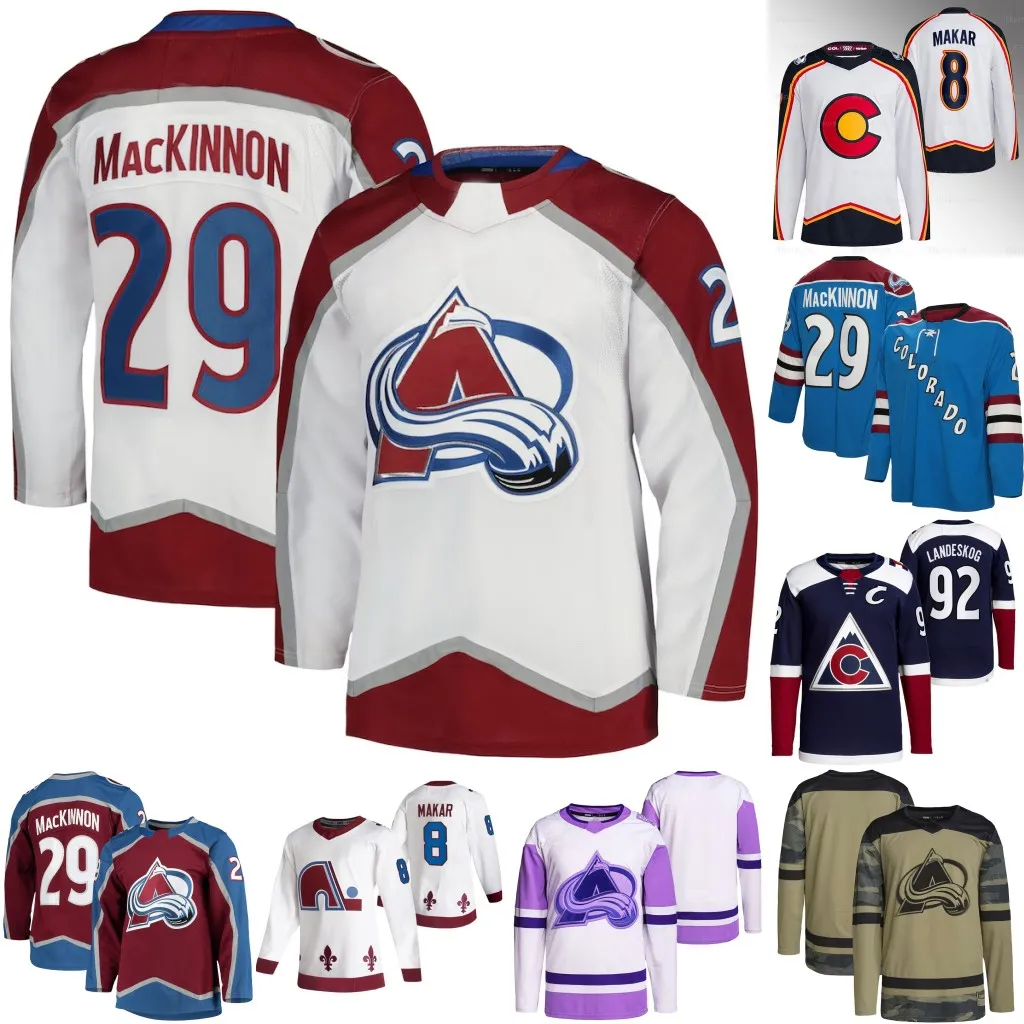 2023 Reverse Retro Avalanche Jerseys Hockey Calum Ritchie Nathan