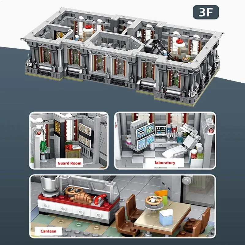 DHgate 7537PCS Arkham Asylum Breakout Building Bricks Lunatic Hospital Architecture Assembled Construction Toys for Adults Birthday Gifts for Men Women Toys Gifts
