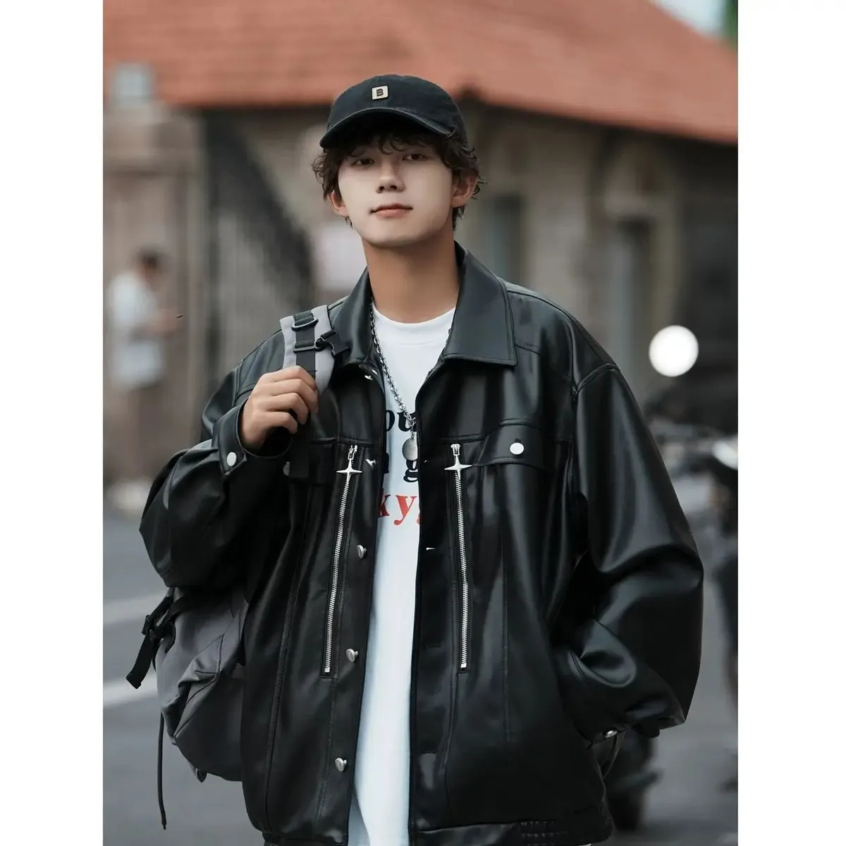 DHgate.com:Men's Leather Faux Motorcycle Jacket Men Korean Fashion Highend Loose PU Jackets 2023 Autumn Winter Hip Hop High Streetwear Zipper Coats 231108:Apparel DHgate.com:Men's Leather Faux Motorcycle Jacket Men Korean Fashion Highend Loose PU Jackets 2023 Autumn Winter Hip Hop High Streetwear Zipper Coats 231108:Apparel
