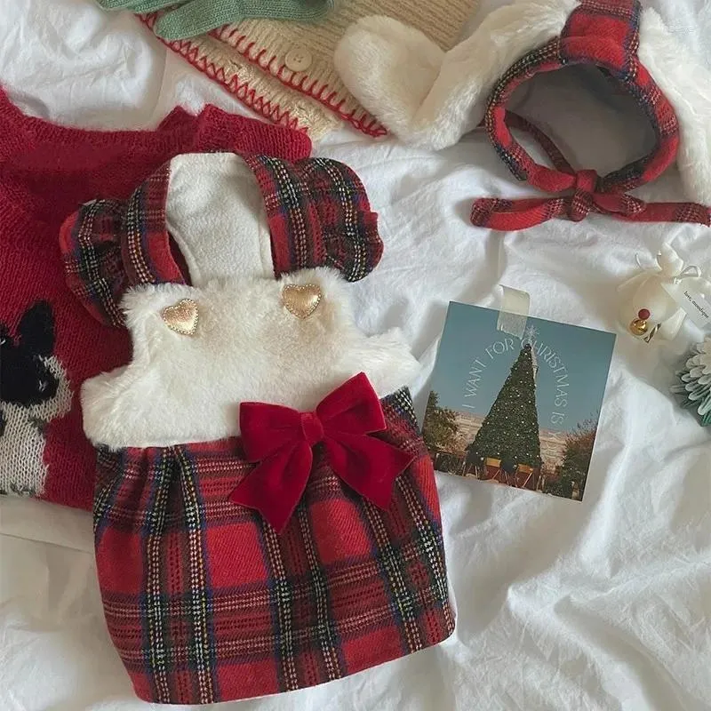 犬のアパレルクリスマススーツ冬のペット服フリースドッグベストドレス