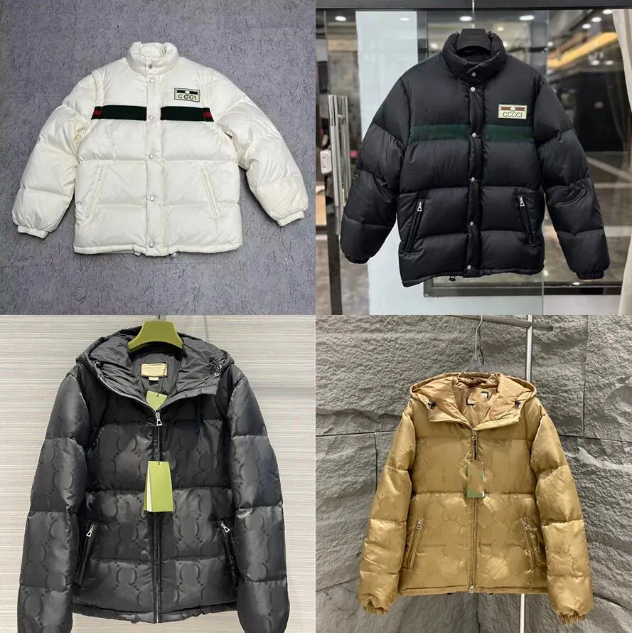 Veste pour hommes Version la plus forte Designers Puffer Down Vestes Gu Veste Hommes Femmes Manteaux Sweat-shirts d'hiver Vêtements d'extérieur à capuche en coton Veste le super épais