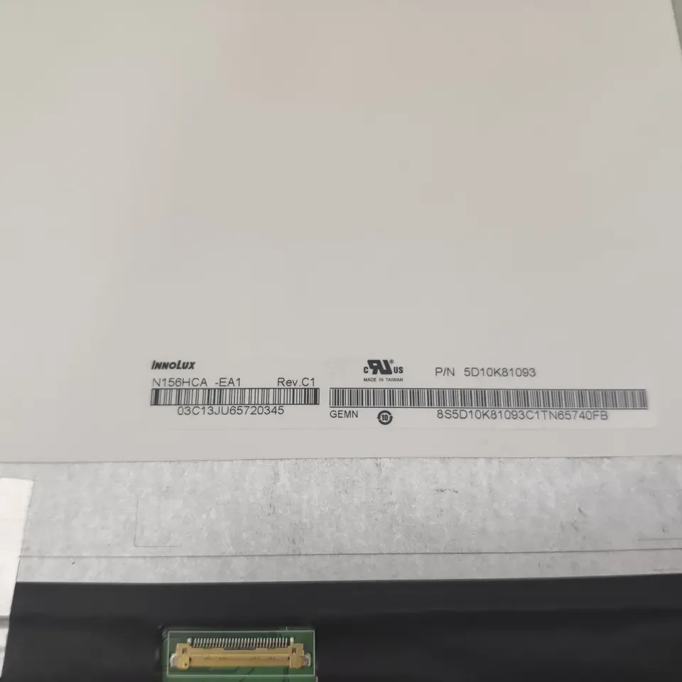 15,6 tum bärbar dator LCD-skärm N156HCA-EA1 30PINS FHD 5D10M14145 för Lenovo Yoga 710-15IKB Pekskärm