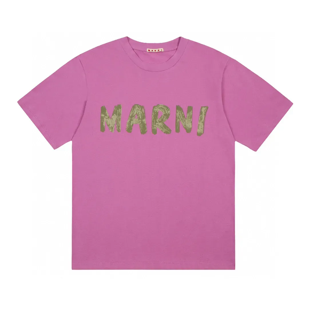 ★MARNI★ Logo Short Sleeve T-Shirt Pink Candy HUMU0223P1USC DHgate.com:Mens Cotton Casual Short Sleeve T-Shirt, Loose