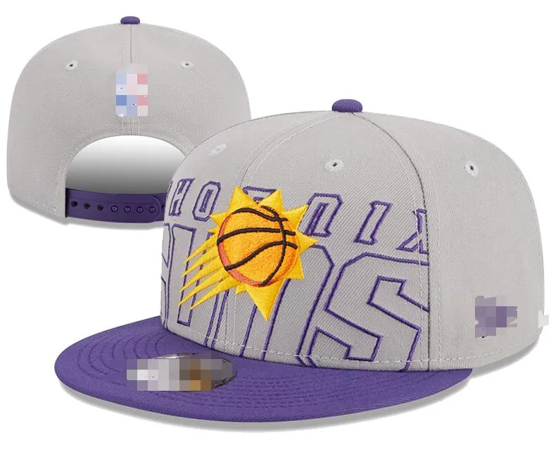 Phoenix''Suns''Ball Caps 2023-24 berretto da baseball unisex cappello snapback Finali Champions Locker Room 9FIFTY cappello da sole ricamo primavera estate berretto berretti all'ingrosso