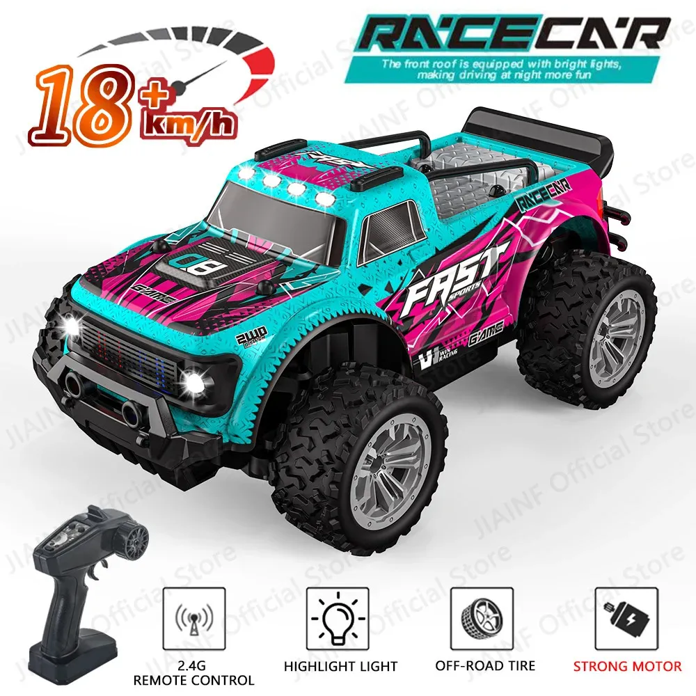 Samochód elektryczny/RC KF24 KF23 1 20 2.4G Model RC samochód z LED Light 2wd Off-Road Pojazd wspinaczkowy