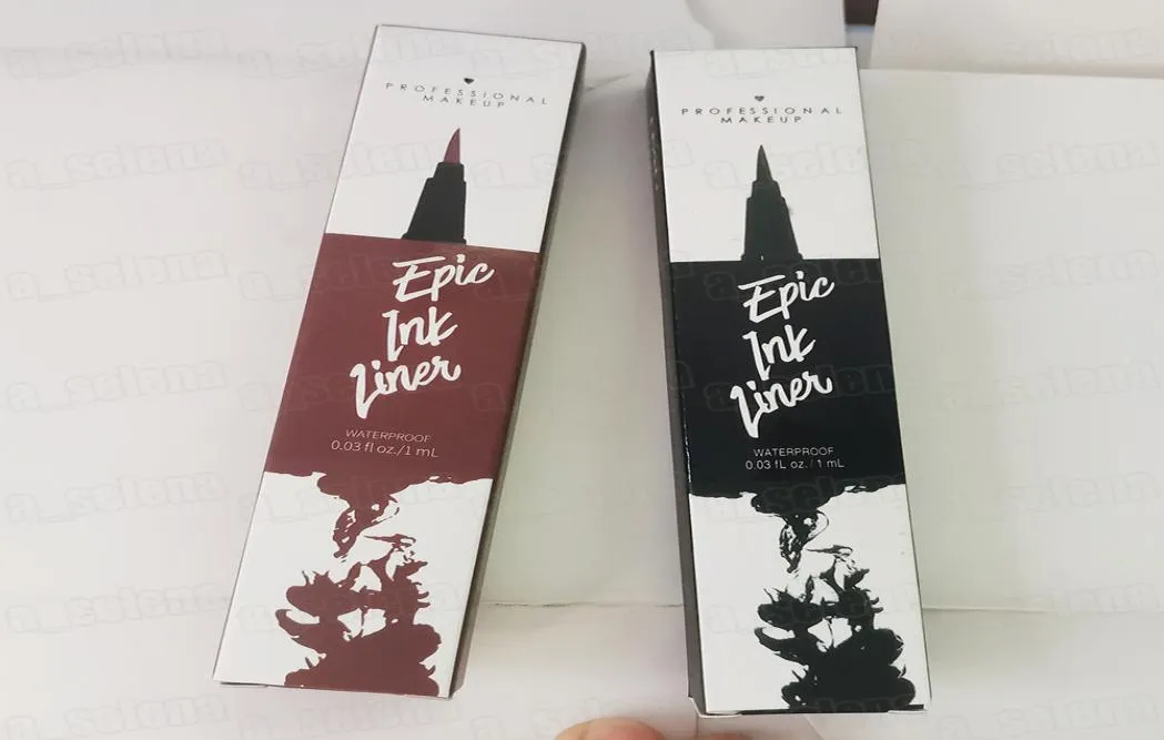 Makeup epic ink liner Waterproof Brown Black Liquid Eyeliner Eye Pencil Make up maquiagem Long Lasting Eyelid Line Stick6121150