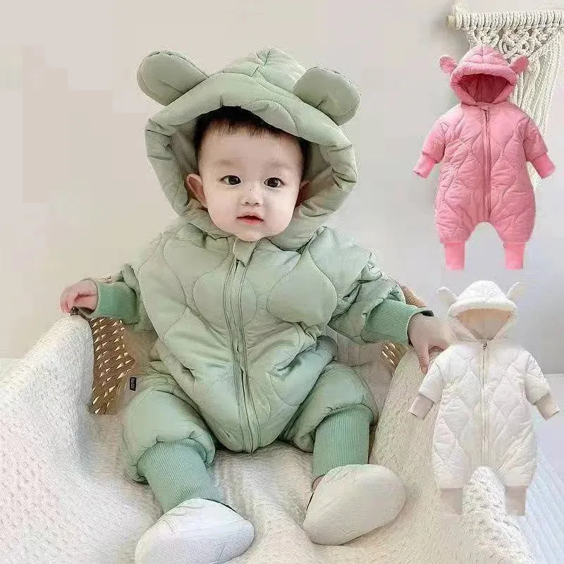 Mamelucos Infantiles De Terciopelo Grueso Onesie Ropa Invierno Otono Mamelucos Calidos Para Bebes Ninas Ninos Mono Monos Para Ninos Nacidos Abajo 231108 De 10 23 DHgate