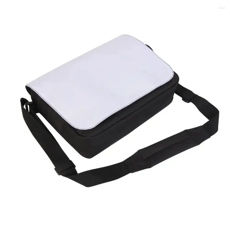 Plunjezakken Sublimatie blanco schoudertas voor op maat gemaakt groot formaat polyester canvas Messenger Print Reizen