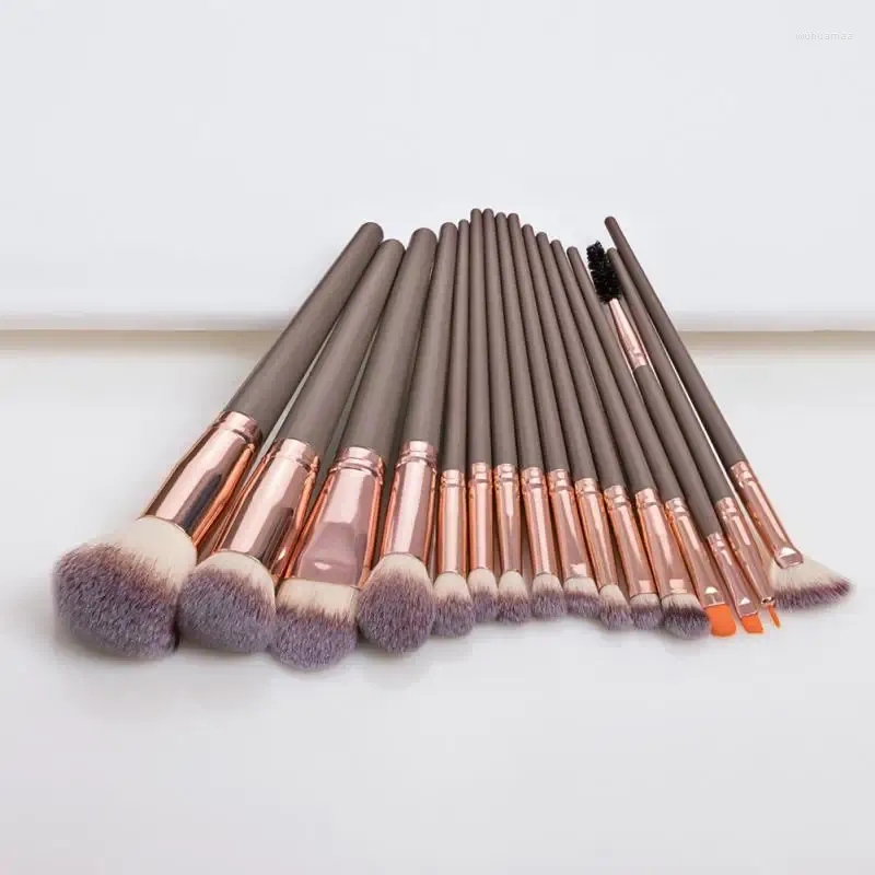 Set di pennelli per trucco Professionale Ombretto Fondotinta Blush In polvere Eyeliner Ciglia Labbra Pennello per trucco Strumento cosmetico