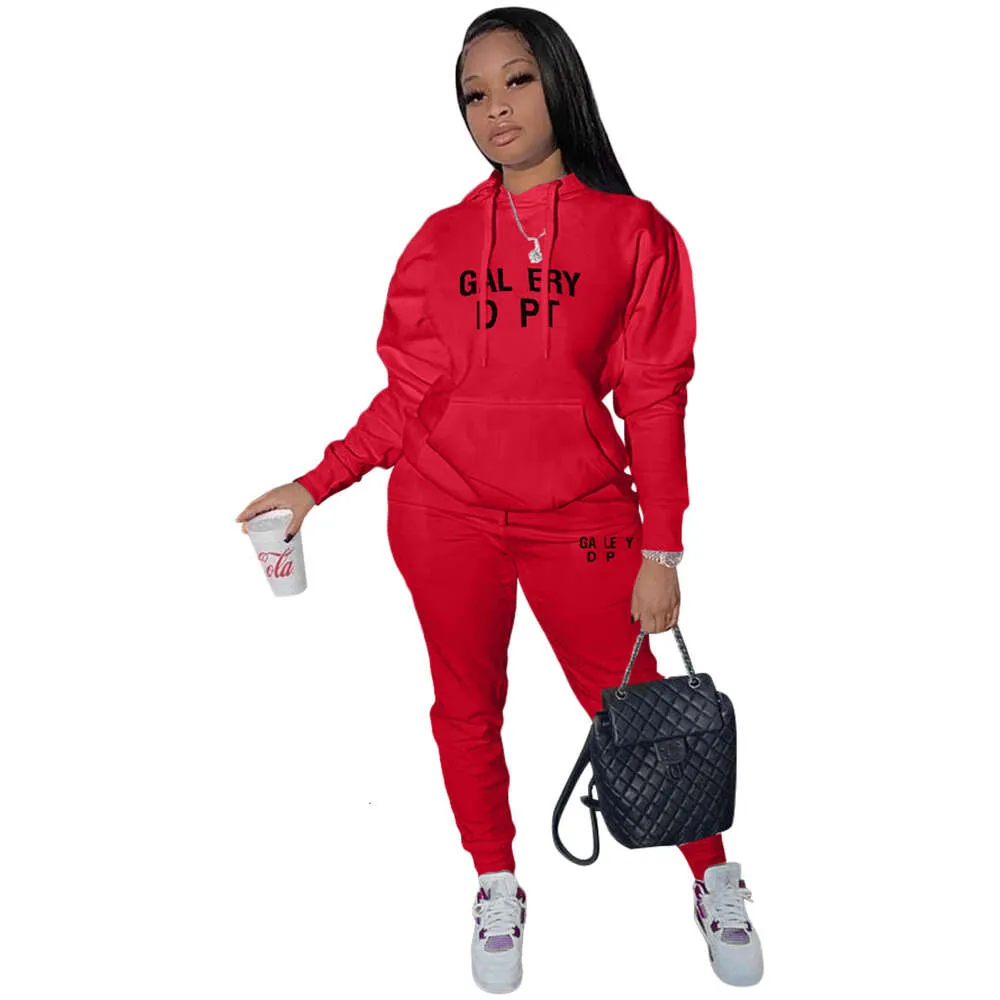 Plus Size 3XL Womens Pink Hooded Tracksuit Two Piece Set With Spring ...