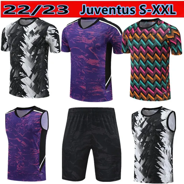 Tuta Juventuses uomo bambino 22 23 abbigliamento allenamento DI MARIA POGBA CALCIO T-shirt sopravvivenza abbigliamento sportivo Juventuses uomo SCEGLI maglia calcio SULIT