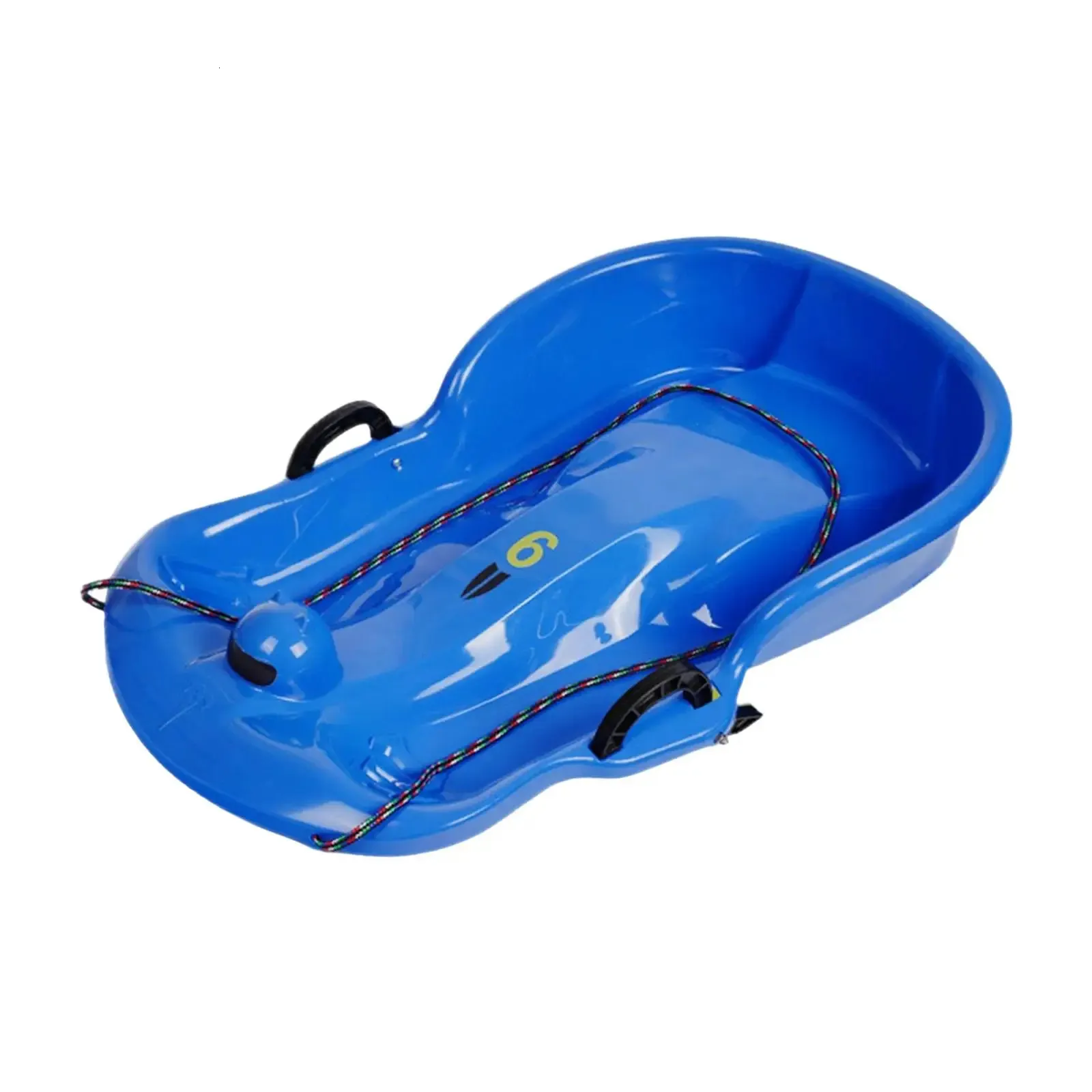 Winter Snow Sled Sleigh Sledding Toboggan Kids Sledge with Double Seat for Outdoor