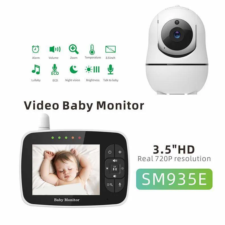 Babysense Babyphone Avec Caméra Et écran 5,5 Pouces 1080p Full HD